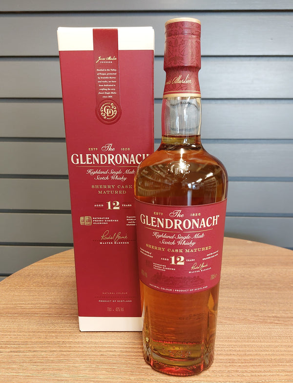 Glendronach Sherry Cask Matured 12yr old ABV: 43%