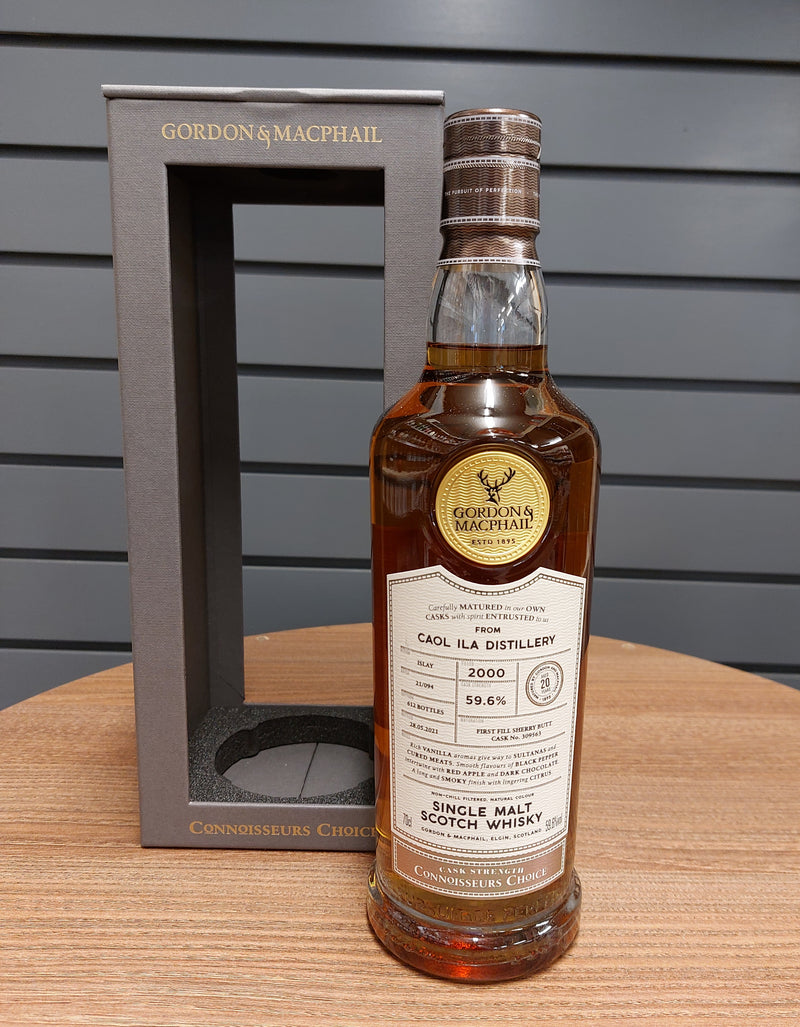 G&M CC Caol Ila 2000 20yr old ABV: 59.6%