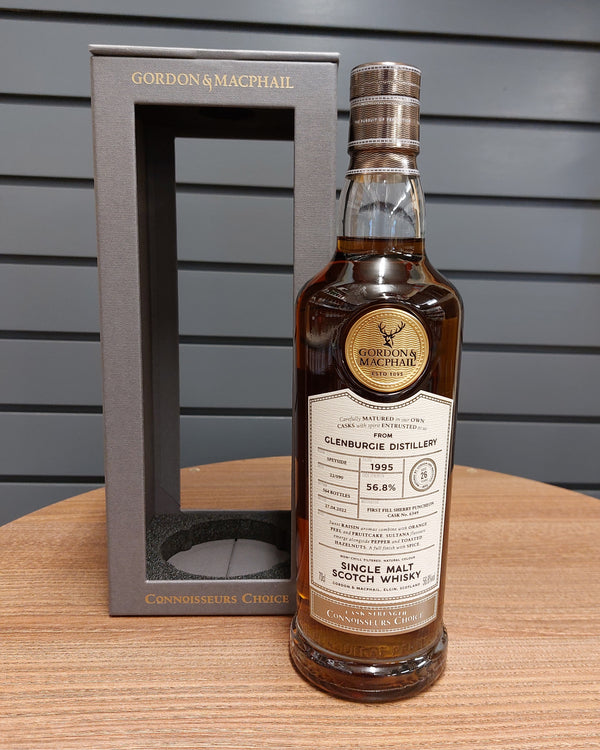 G&M CC Glenburgie 1995 26yr old ABV: 56.8%