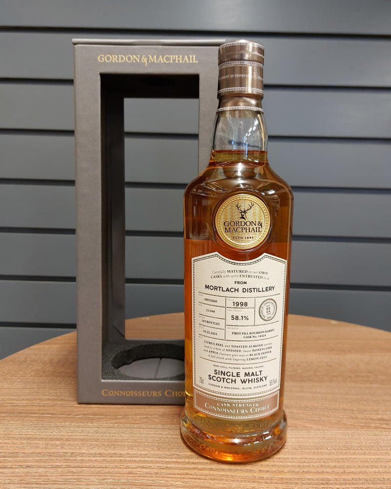 G&M CC Mortlach 1998 22yr old ABV:58.1%