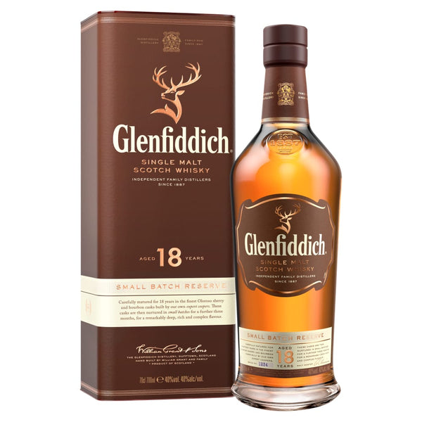 Glenfiddich 18yr old ABV: 40%