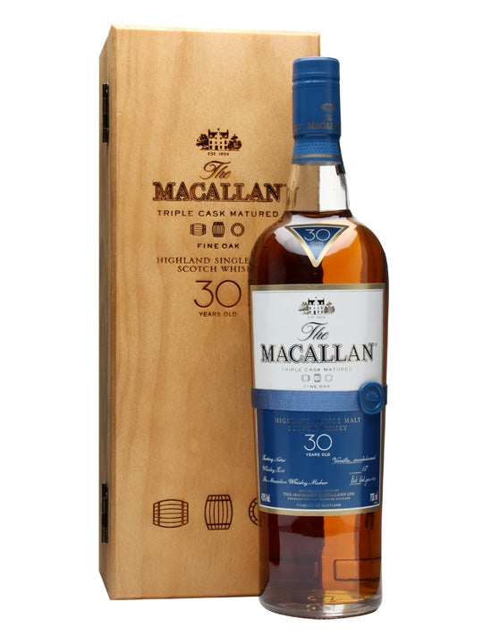 Macallan 30yr old Fine Oak ABV: 43%
