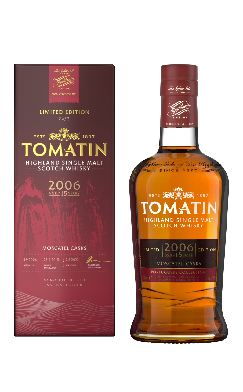 Tomatin Portuguses Collection Moscatel Cask ABV: 46%