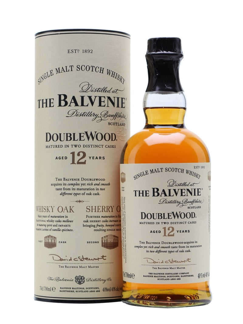 Balvenie 12 yr old Double Wood ABV: 40%