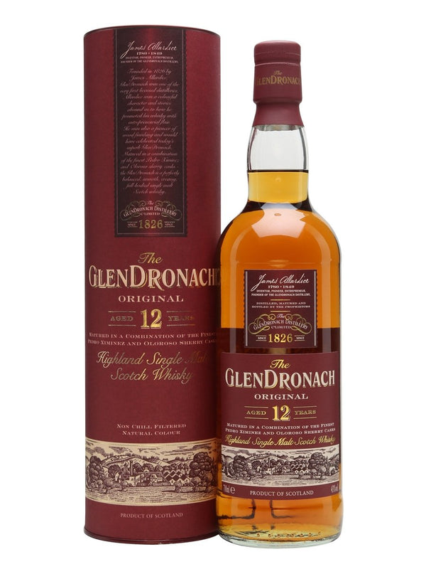 Glendronach 12yr old ABV: 43%